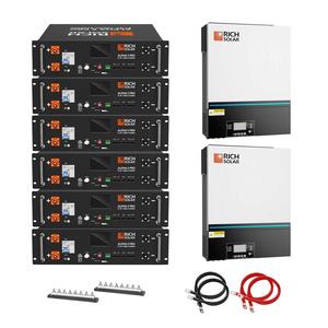 Kit de Sistema Fuera de Red RI LAR de 13,000W, Salida de 44.8V, MPPT 48VDC (30.72kWh), Batería de Litio Ferrofosfato AL P HA 5 PRO para Servidor - Product Image 3