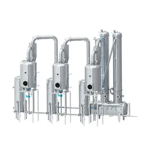 Multifunctional Triple Effect vacuum Evaporator concentrator equipment for herb