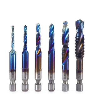 Taraque métrique HSS sans éclats 2,5 mm, revêtement TiCN, pour utilisation sur perceuse à acier - Product Image 1