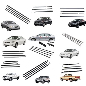 Juego de 4 burletes para ventanas de <span class=keywords><strong>Toyota</strong></span> Land Cruiser Serie 70 1990-2006 FJ70 FJ75 HZJ75 HZJ78 HZJ79, moldura de ventana, tira de sellado - Product Image 4