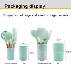Beeman Nouveau produit <span class=keywords><strong>Ustensiles</strong></span> <span class=keywords><strong>de</strong></span> <span class=keywords><strong>cuisine</strong></span> en silicone pour la <span class=keywords><strong>cuisine</strong></span> Porte-<span class=keywords><strong>ustensiles</strong></span> - Product Image 5