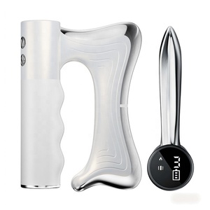 Pistola per Massaggio a Percussione Senza Fili con Riscaldamento per Tessuti Profondi, Mini Massaggiatore Fasciale per <span class=keywords><strong>Gambe</strong></span>, Mani, Collo, Piedi, Braccia e Corpo - Product Image 1