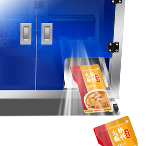 Machine de remplissage et de scellage pneumatique automatique de haute précision pour sachets et pochettes de boissons et d'aliments avec technologie de scellage sur 3 côtés - Product Image 2