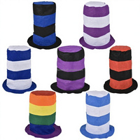 Surtido de Sombreros de Fiesta Altos y Coloridos con Forma de Tubo de Estufa, Sombreros para Disfraces y Recuerdos de Fiesta