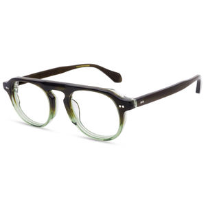 Montura de <span class=keywords><strong>Gafas</strong></span> de Moda Circular con Núcleo de Alambre de Cobre y Encaje, <span class=keywords><strong>Gafas</strong></span> Ópticas de Acetato <span class=keywords><strong>para</strong></span> Mujer y Hombre - Product Image 1