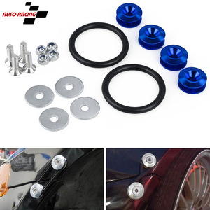 Auso-Racing Automotive <b>Bumper</b> <b>Clips</b> Aluminum Alloy With Washers And Screws For Car Body Modification - Product Image 1
