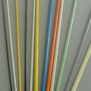 Couleur Solide Flexible En Fiber de Verre Composite Tige