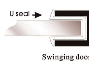 Accesorios de perfil de aluminio OEM y ODM Sello de <span class=keywords><strong>vinilo</strong></span> de cabecera de lujo transparente <span class=keywords><strong>para</strong></span> tira de sellado de puerta de vidrio de <span class=keywords><strong>Ducha</strong></span> - Product Image 2