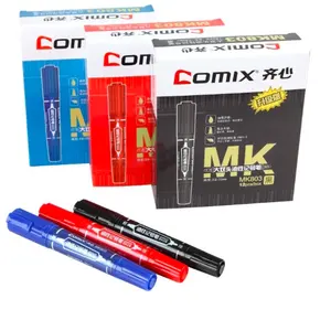 Comix MK803 Color Double Sided Permanent Marker Pen