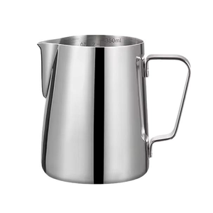 Ensemble de mousseur à lait et à café classique en acier inoxydable 304, écologique, avec mousseur à main et outil de mesure d'échelle - Product Image 1