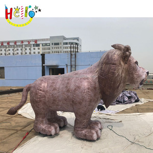 Zoo Aktivität Dekoration Aufblasbares Tiermodell Kostüm Riesiger aufblasbarer Löwe - Product Image 5