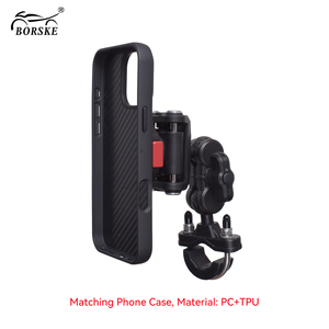 Support de téléphone universel pour guidon de vélo, boucle magnétique, double verrouillage, amortissant les chocs, réglable - Product Image 6