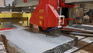 Scie à pont automatique pour pierre HUALONG Stone Machinery PLC, 3200*2000 mm, dalle de pierre, machine de découpe à 45 degrés, scie à pont <span class=keywords><strong>Bigl</strong></span> pour granit - Product Image 6