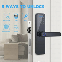 Elock Es242f Automatische Ckd Skd Fabriek Prijs Vingerafdruk Dead Bolt Deur Ttlock Smart Home Berging Smartlock Smart Lock