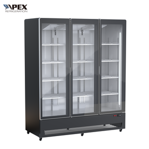 <span class=keywords><strong>Réfrigérateur</strong></span> commercial pour boissons APEX Supermarket, <span class=keywords><strong>armoire</strong></span> de présentation de boissons, <span class=keywords><strong>réfrigérateur</strong></span> à trois portes pour magasin - Product Image 1