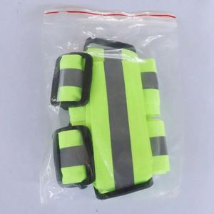Gilet de sécurité réfléchissant à haute visibilité I-0217 avec sangles élastiques réglables pour adultes et enfants, course nocturne, cyclisme, protection de sécurité - Product Image 4