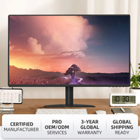 Écran LCD industriel de bureau 19,5 pouces 21,5 pouces 60 Hz à bordure micro, panneau MVA 10000:1 avec haut-parleur intégré