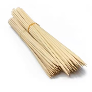 Brochetas de Bambú Desechables para Barbacoa, Palitos Redondos para Uso Diario en la Cocina, Hogar, Restaurante, Picnic, Preparación de Alimentos Ecológica y Económica - Product Image 2