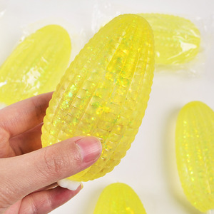 Juguetes Blandos Transparentes con Purpurina de Maíz, Pelota Antiestrés TPR, Juguete Sensorial para Aliviar el Estrés, Novedad para Niños, Regalo para Fiestas - Product Image 3
