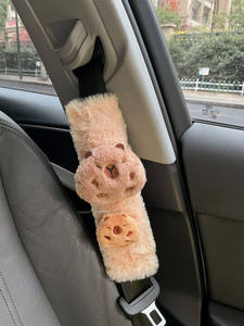Nueva imitación <span class=keywords><strong>de</strong></span> piel <span class=keywords><strong>de</strong></span> conejo, funda Universal para cinturón <span class=keywords><strong>de</strong></span> seguridad <span class=keywords><strong>de</strong></span> coche, dibujos animados bonitos, capybara, felpa suave, hombrera <span class=keywords><strong>de</strong></span> seguridad automática para niños y mujeres - Product Image 6