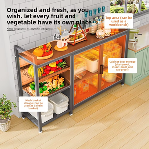En gros, Étagère <span class=keywords><strong>de</strong></span> <span class=keywords><strong>rangement</strong></span> en acier multi-niveaux avec panier à légumes et panier à <span class=keywords><strong>vaisselle</strong></span>, sur roulettes, pour cuisine et salle <span class=keywords><strong>de</strong></span> bain - Product Image 4