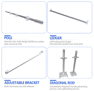 Giàn giáo điều chỉnh thép chống đỡ bao gồm ống bên trong và ống ngoài - Product Image 3