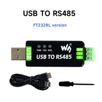 Módulo de Puerto Serie Micro Snow USB a RS485, Conversor Bidireccional de Puerto Serie de Grado Industrial de 485 a USB Semidúplex