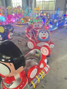 Trenino Elettrico per Bambini <span class=keywords><strong>da</strong></span> Esterno, Nuovo Gioco per Parchi Divertimento, Mini Treno su Binari per Bambini - Product Image 5