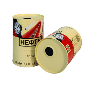 Factory Supply Hot Sales 700ml Round Beverage Tin <strong>Can</strong> Liquor Spirits Tequila Alcohol TINPLATE <strong>Can</strong> - Product Image 6