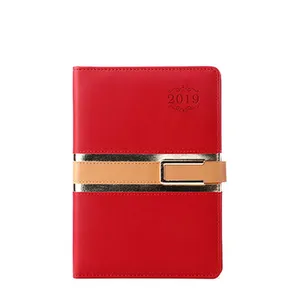 1805018 各种颜色可爱定制皮革封面标志制造笔记本 - Product Image 1