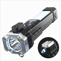 Marteau de sécurité multifonctionnel, lampe de travail pour réparation automobile, éclairage d'urgence permanent, brise-vitre de secours, lampe d'extérieur lumineuse N35 Néodyme