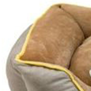 Juego de Caseta para Perro de Tres Piezas Rectangular Sólido Beige (S/M/L) con Tela Tecnológica y Material de Franela Impermeable para Perros - Product Image 6