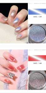 Vernis à ongles en gel UV effet œil de chat Aurora, poudre acrylique pour nail art - Product Image 6
