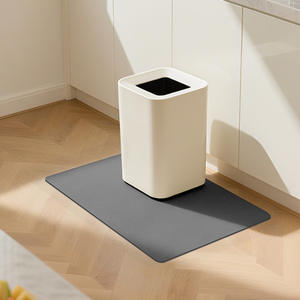 Tapis de poubelle de cuisine en diatomite, rectangulaire, antidérapant, absorbant, facile à nettoyer, séchage rapide, couleur unie, design minimaliste - Product Image 2
