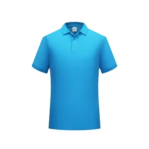 Hochwertiges unbedrucktes Polo-Hals-Polo-Hemd 100 % Baumwolle Unisex Herren-T-Shirt individuelles Logo schnelle Anpassung schneller Versand 102CBJ