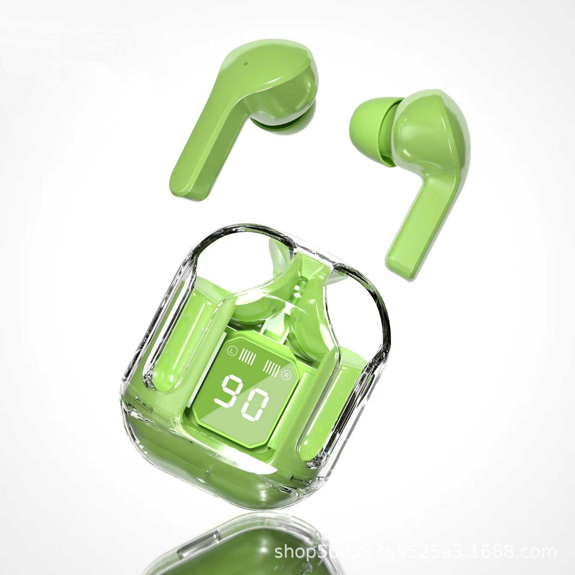 Fluorescent green bare metal is not wired (headset)