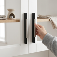 Poignées et Boutons de Luxe pour Meubles, Poignée de Meuble en Alliage de Zinc pour Accessoires de Meubles, Poignée de Placard Contemporaine pour Usine
