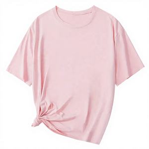 เสื้อยืดผู้หญิงไซส์ใหญ่ คอกลม แขนสั้น ทรงหลวม ผ้าฟลีซ สวมใส่สบาย สำหรับฤดูร้อนและฤดูใบไม้ผลิ แห้งเร็ว น้ำหนักเบา ไม่เป็นขุย - Product Image 1