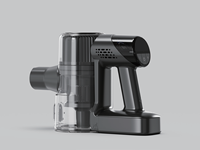 Aspirateur balai sans fil léger avec filtre HEPA et lumière LED, idéal pour la maison et le commerce