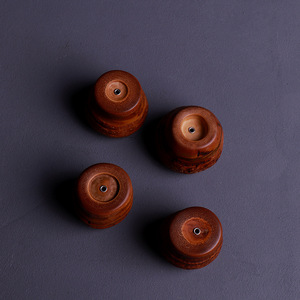 Handcrafted Bamboo Root Lid Holder For Teapot Purple Clay Kung Fu Tea Set Incense Base Zhejiang Made - Product Image 4