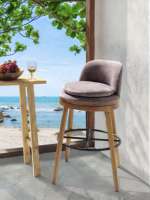 Ensemble complet de chaises de salle à manger en rotin Wabi-Sabi d'Indonésie Bali, en bois massif écologique, pour projets hôteliers