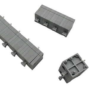 Bloques de terminales <span class=keywords><strong>Crey</strong></span>, paso de 12,5mm, 4 pines, enchufe sin soldadura Chapado en 7 pines, bloque de terminales gris para placa PCB - Product Image 6