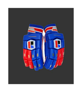 Gants de frappe de cricket en cuir professionnel série Pro rembourrés réfléchissants de haute qualité durables pour les matchs de cricket pour hommes et jeunes - Product Image 1