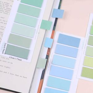 Candy Color Gradient Self-Adhesive Sticky Notes Colorful Index Tabs <b>Bookmarks</b> Classification Labels Essential School Office - Product Image 2