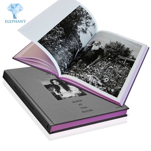 Custom Cloth Fabric Leather Cover <b>Book</b> Printing Service Soft Cover Hardcover Full Color Magazine Sprayed Edges Printing <b>Book</b> - Product Image 1
