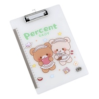 Carpeta de Presentación A4 de PP Esmerilado con Diseño de Dibujos Animados para Estudiantes, Portapapeles Multifuncional de Alta Calidad para Almacenamiento de Pruebas y Escritura