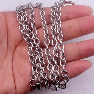 <span class=keywords><strong>Collar</strong></span> delicado de acero inoxidable <span class=keywords><strong>con</strong></span> <span class=keywords><strong>candado</strong></span> y doble <span class=keywords><strong>cadena</strong></span> para <span class=keywords><strong>hombre</strong></span> y mujer, Gargantilla <span class=keywords><strong>con</strong></span> cierre de llave, estilo Hip hop - Product Image 6