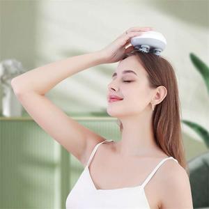 Masajeador de Cabeza de Silicona Portátil, Ligero y Cómodo, con Cuatro Garras Giratorias para Aliviar el Estrés - Product Image 4