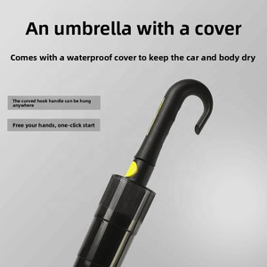 <span class=keywords><strong>Parapluie</strong></span> de golf droit de 27 pouces avec logo personnalisé, <span class=keywords><strong>petit</strong></span> crochet, housse imperméable, <span class=keywords><strong>parapluie</strong></span> de golf <span class=keywords><strong>noir</strong></span> avec poignée longue en caoutchouc, <span class=keywords><strong>parapluie</strong></span> automatique - Product Image 4