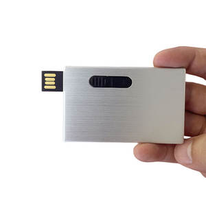 Chiavetta USB 2.0 a Forma di Biglietto da Visita in Metallo, 32GB 16GB 8GB 4GB e 2GB, <span class=keywords><strong>Penna</strong></span> Regalo a Forma di Carta di Credito con Logo Personalizzato, Nuovi Prodotti - Product Image 4